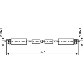 Brzdová hadice Brzdová hadice BOSCH 1 987 476 856