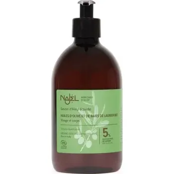 Mýdlo NAJEL Tekuté mýdlo Aleppo s vavřínovým olejem 500 ml