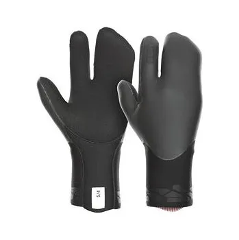 Neoprenové oblečení neoprenové rukavice ION Lobster Mitten 4/3 unisex BLACK velikost neoprenů a trapézů 48/S