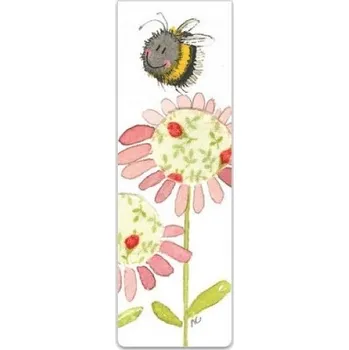 Doplněk ke knize Magnetická záložka do knihy Bee and flower, včelky od Alex Clark (Knižní záložky se včelou, včela)