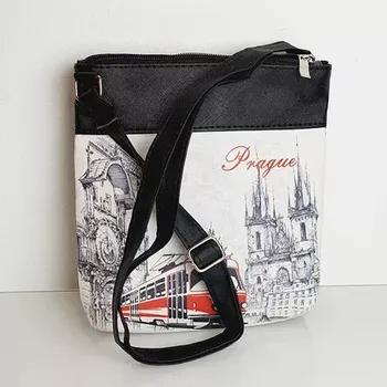 Taška přes rameno UNISEX - tramvaj