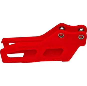 RACETECH vodítko řetězu SUZUKI RM 125/250 05-11, RMZ 250 07-18, RMZ 450 05-17, barva červená (SU04931070) (SU03908070)