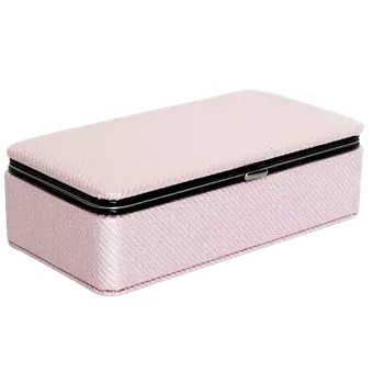 Šperkovnice Nízká šperkovnice - růžová