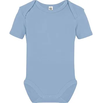 Kojenecký body Link Kids Wear Dětské body s krátkým rukávem X940 Babyblue 62-68