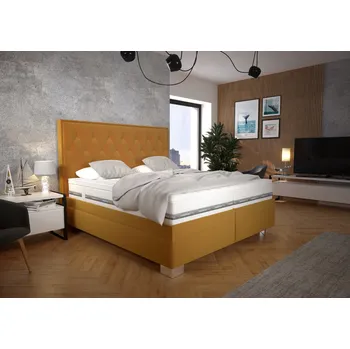 Postel BLANÁŘ NÁBYTEK, a.s. Čalouněná dvoulůžková postel KERSTIN - AKČNÍ