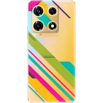 Pouzdro na mobilní telefon Odolné silikonové pouzdro iSaprio - Color Stripes 03 - Infinix Note 30 PRO