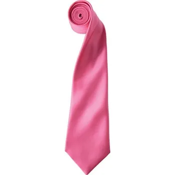 Kravata Premier Workwear Pánská saténová kravata PR750 Fuchsia -ca. Pantone 219 144 x 8,5 cm