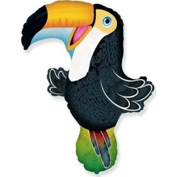 Party dekorace Foliový balonek Tukan 60 cm