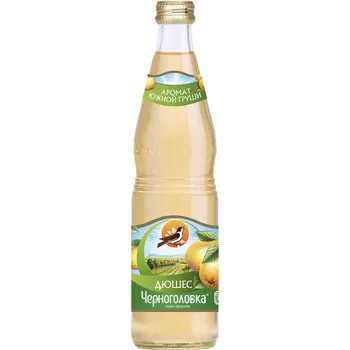 Limonáda Hruška Černogolovka sklo 0,5L