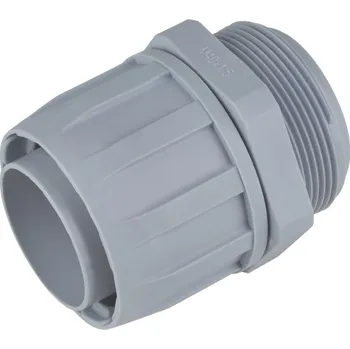 kabelová chránička FRAENKISCHE FRÄNKISCHE Spojka FKV-SW-K 11M20, M20x1,5mm, Ø26,4/11,1mm, –40 až +110°C, PP, IP54, šedá 28162011