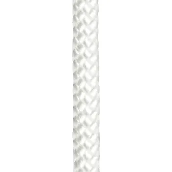 Lano Lana a šňůry z polyamidu - pletené s jádrem - bílá / 12 mm