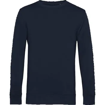 Pánské tričko B&amp;C Unisex tričko s dlouhým rukávem WU31B Navy M