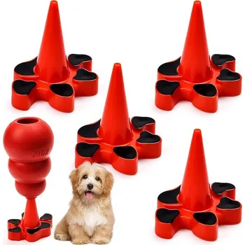 Kartáč pro zvířata Držák na hračky pro psy 4 ks