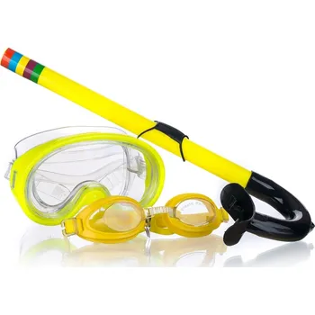 Potápěčské vybavení Sportwell Potápěčská sada junior 3 díly, žlutá