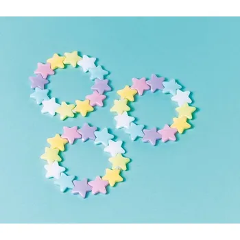 Party dekorace Dětské náramky 12 ks - hvězdy