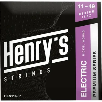 Příslušenství pro strunný nástroj HENRY`S MUSIC Henry ´ s PREMIUM electric 11-49