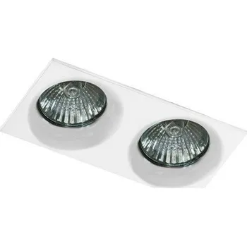 Bodové svítidlo AZzardo AZ1826 podhledové svítidlo Ivo 2 Square bílá