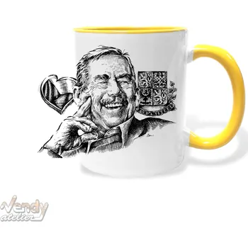 Hrnek - Václav Havel Barva: Žlutá