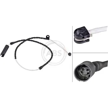 Brzdová destička Výstražný kontakt, opotřebení obložení A.B.S. 39584