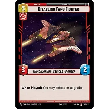 Sběratelská karetní hra Disabling Fang Fighter 162/252 - Spark of Rebellion Typ karty: Standard