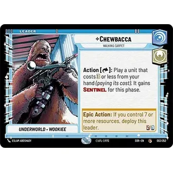 Karetní hra Chewbacca 003/252 - Spark of Rebellion Typ karty: Standard