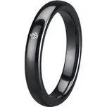 NUBIS® KM1010-4 Dámský keramický prsten černý, šíře 4 mm - velikost 54 - KM1010-4-54