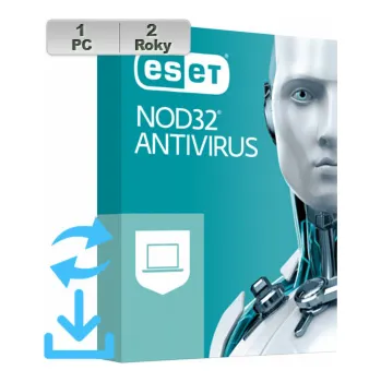 Software ESET NOD32 Antivirus 20XX 1PC na 2r El.lic AKT