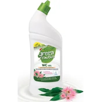 WC čistič Green emotion Eukalyptový toaletní gel na odstraňování vodního kamene 750 ml
