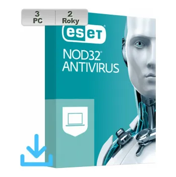 Software ESET NOD32 Antivirus 20XX 3PC na 2r El.lic
