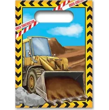 Party dekorace Party tašky Staveniště - 4 ks