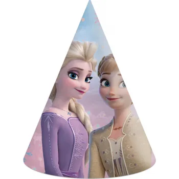 Party dekorace Papírová čepička Frozen - Wind Spirit 6 ks