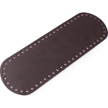 Dno na kabelku 10x30 cm tmavě hnědá