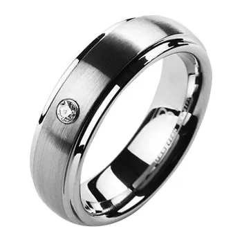 Prsten NUBIS® NWF1008 Dámský snubní prsten se zirkonem - velikost 50 - NWF1008-Zr-50