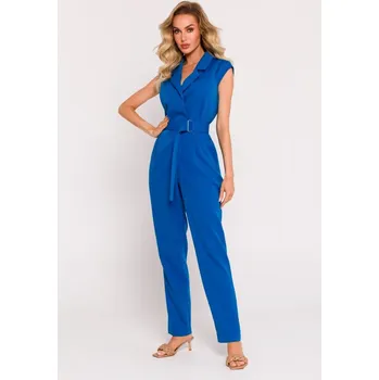 Dámský overall M780 Kombinéza s asymetrickým vzorem - modrá EU XXL