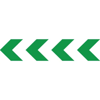 Samolepící dekorace Značení prosklených ploch - šipka šipka 50 x 50 mm Samolepka 50 x 50 mm tl. 0.1 mm - zelená - Kód: 04662