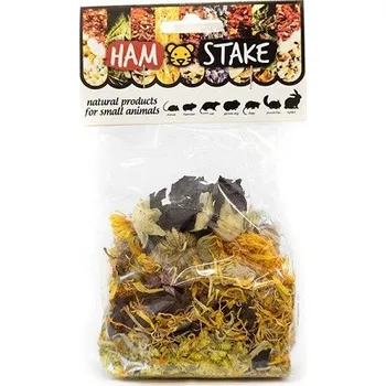 Krmivo pro hlodavce HamStake mix 4 květů 40g