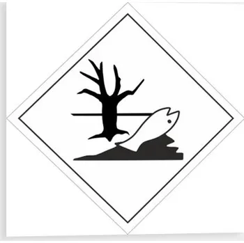 Látky ohrožující životní prostředí Značení ADR Samolepka 100 x 100 mm tl. 0.1 mm - Kód: 02969