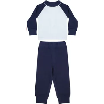 Chlapecké pyžamo Larkwood Dětské pyžamo LW071 Navy-White 3-4 Jahre