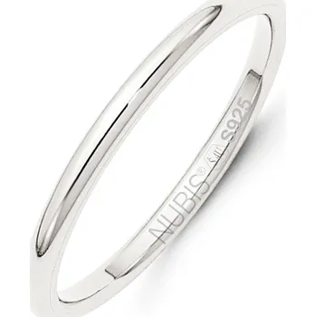 Prsten NUBIS® NB101-2 Stříbrný snubní prsten šíře 2 mm - velikost 56 - NB101-2-56