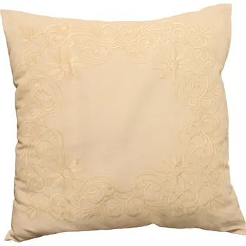 Povlak na dekorativní polštářek Textilomanie povlak na polštářek 40 x 40 cm béžová