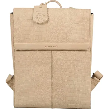 Městský batoh Dámský kožený batoh Burkely Lenke - béžová