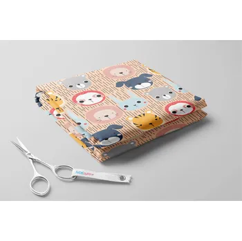 Softshell zimní, Koukající zvířátka Barva: Růžová