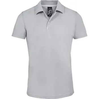 SOĽS Performer Men Pánské funkční polo triko SL01180 Pure grey S