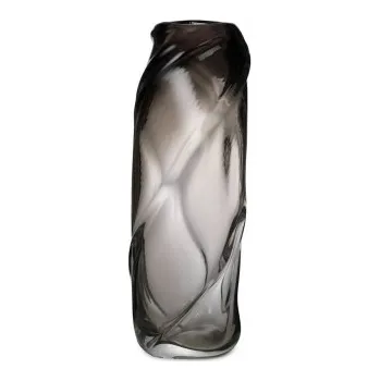 Váza Water Swirl Vase tall smoked grey
