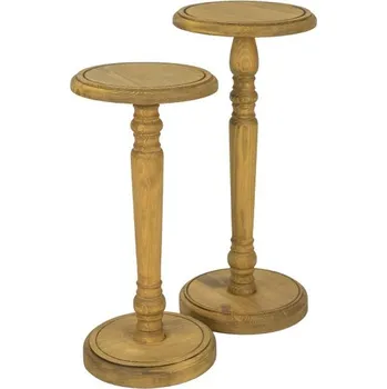 Stojan na květiny Drewmax Dřevěný stojan na květiny GD703, výška: sada, 5 listů (Barva dřeva: Brunat vosk)