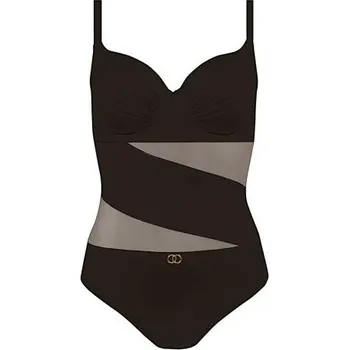 Dámské plavky Dámské jednodílné plavky Self 964V19 Fashion černé 90D