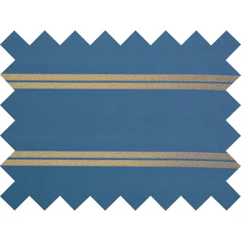 HEDVA ČESKÝ BROKÁT Vzorek brokátu 5x10cm 51325 DVA PRUHY modrá | 15