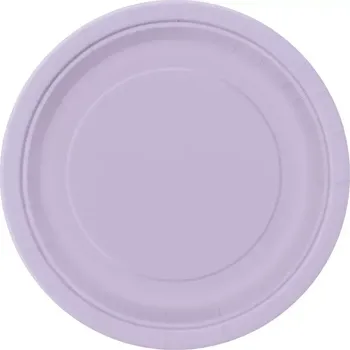 Talíř EKO Talířky papírové - levandulové 18cm 8ks