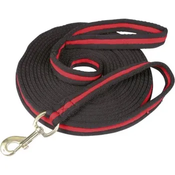 COVALLIERO Lonž SOFTLONGE  - černá/červená, 8 m