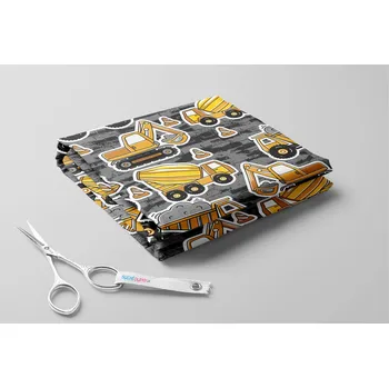 Softshell zimní, Stavební stroje Barva: Žlutá